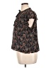 1.State Black Short Sleeve Blouse Size XL - photo 5