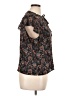 1.State Black Short Sleeve Blouse Size XL - photo 4