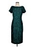 JS Collections Paisley Teal Cocktail Dress Size 6 - photo 1