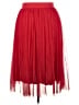 Torrid 100% Polyester Red Formal Skirt Size 2X Plus (2) - photo 2