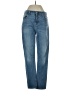 7 For All Mankind Hearts Blue Jeans Size 26 waist - photo 1