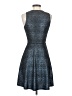 Everly Metallic Silver Cocktail Dress Size S - photo 2