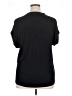 Pleione 100% Polyester Black Short Sleeve Blouse Size XL - photo 2