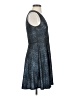 Everly Metallic Silver Cocktail Dress Size S - photo 4