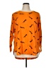 Jane and Delancey Print Orange Pullover Sweater Size 1X - photo 1