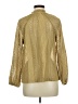 Unbranded 100% Cotton Gold Tan Long Sleeve Blouse Size M - photo 2