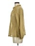 Unbranded 100% Cotton Gold Tan Long Sleeve Blouse Size M - photo 5