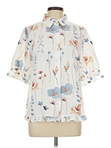 Unbranded Short Sleeve Blouse (view 1)