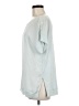 Halogen 100% Polyester Teal Short Sleeve Blouse Size M - photo 5