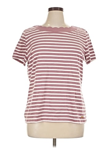 Jones New York Signature Short Sleeve Top (view 1)