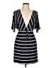 Elan Stripes Blue Casual Dress Size L - photo 1