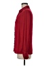 Naked Zebra 100% Polyester Red 3/4 Sleeve Blouse Size M - photo 5