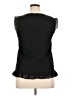 Hazel Black Sleeveless T-Shirt Size L - photo 2