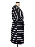 Elan Stripes Blue Casual Dress Size L - photo 4