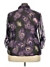 Serenade Purple 3/4 Sleeve Blouse Size 3X - photo 2