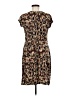 En Focus Studio Animal Print Brown Casual Dress Size 6 (estimated) - photo 2