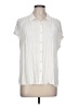 Rose + Olive 100% Rayon Solid Ivory Short Sleeve Blouse Size XL - photo 1