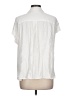 Rose + Olive 100% Rayon Solid Ivory Short Sleeve Blouse Size XL - photo 2