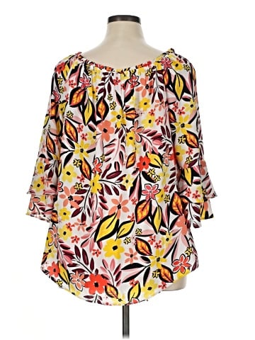AGB 3/4 Sleeve Blouse (view 2)
