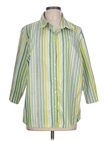 A.L.C. 3/4 Sleeve Button-Down Shirt (view 1)