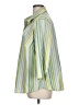 A.L.C. Stripes Green 3/4 Sleeve Button-Down Shirt Size 1X - photo 5