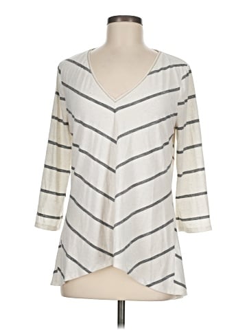 White House Black Market 3/4 Sleeve Blouse (view 1)