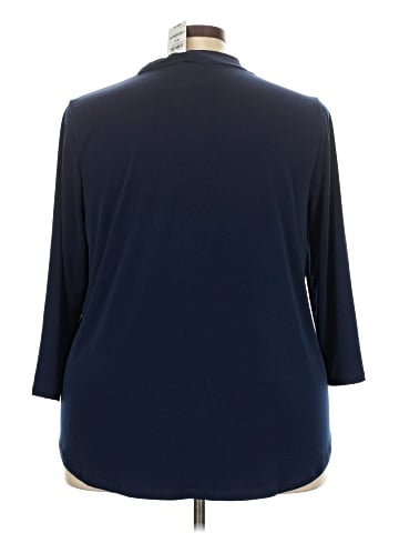 JM Collection 3/4 Sleeve Blouse (view 2)