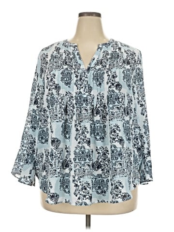 Style&Co 3/4 Sleeve Blouse (view 1)