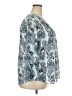 Style&Co 100% Polyester Blue 3/4 Sleeve Blouse Size XXL - photo 4