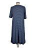 Gap Chevron-herringbone Blue Casual Dress Size L (tall) - photo 2