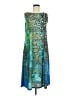 Unbranded 100% Polyester Teal Cocktail Dress Size M - photo 1