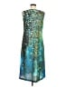 Unbranded 100% Polyester Teal Cocktail Dress Size M - photo 2