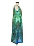 Unbranded 100% Polyester Teal Cocktail Dress Size M - photo 4