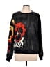 Anewsta 100% Polyester Print Black Sweatshirt Size L - photo 1