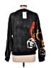 Anewsta 100% Polyester Print Black Sweatshirt Size L - photo 2