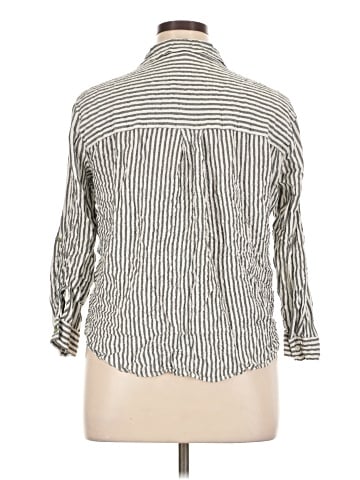 Jane and Delancey Long Sleeve Button-Down Shirt (view 2)