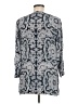 Theory Paisley Gray 3/4 Sleeve Silk Top Size M - photo 2