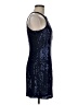 All That Jazz 100% Polyester Stars Blue Cocktail Dress Size 9 - 10 - photo 4