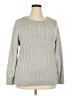 Talbots Chevron-herringbone Gray Pullover Sweater Size 2X - photo 1