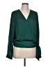 Unbranded Green Long Sleeve Blouse Size L - photo 1