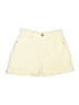 Stradivarius Solid Yellow Shorts Size 4 - photo 1