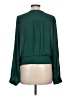 Unbranded Green Long Sleeve Blouse Size L - photo 2