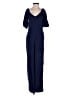 Cloth & Stone Solid Blue Jumpsuit Size XS - photo 1
