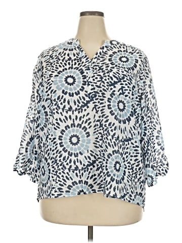 Charlie 3/4 Sleeve Blouse (view 1)