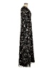 Leith 100% Polyester Paisley Black Cocktail Dress Size M - photo 4