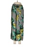 Forever 21 100% Polyester Tropical Green Casual Pants Size M - photo 1
