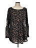 Reborn J Black Long Sleeve Blouse Size L - photo 1