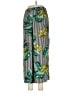 Forever 21 100% Polyester Tropical Green Casual Pants Size M - photo 2