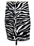 Express Animal Print Silver Casual Skirt Size M - photo 2