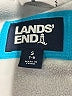 Lands' End 100% Nylon Color Block Blue Snow Jacket Size 7 - 8 - photo 3